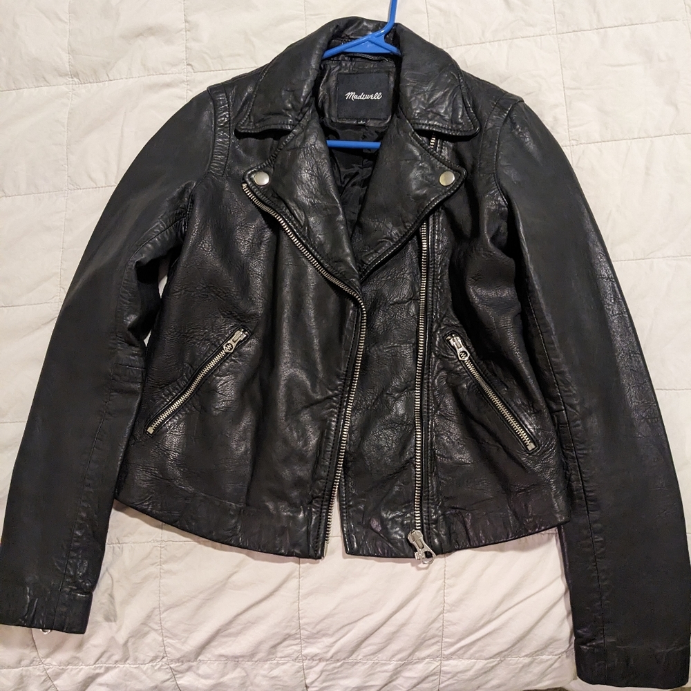 SOLD ON FB Madewell Leather Jacket
